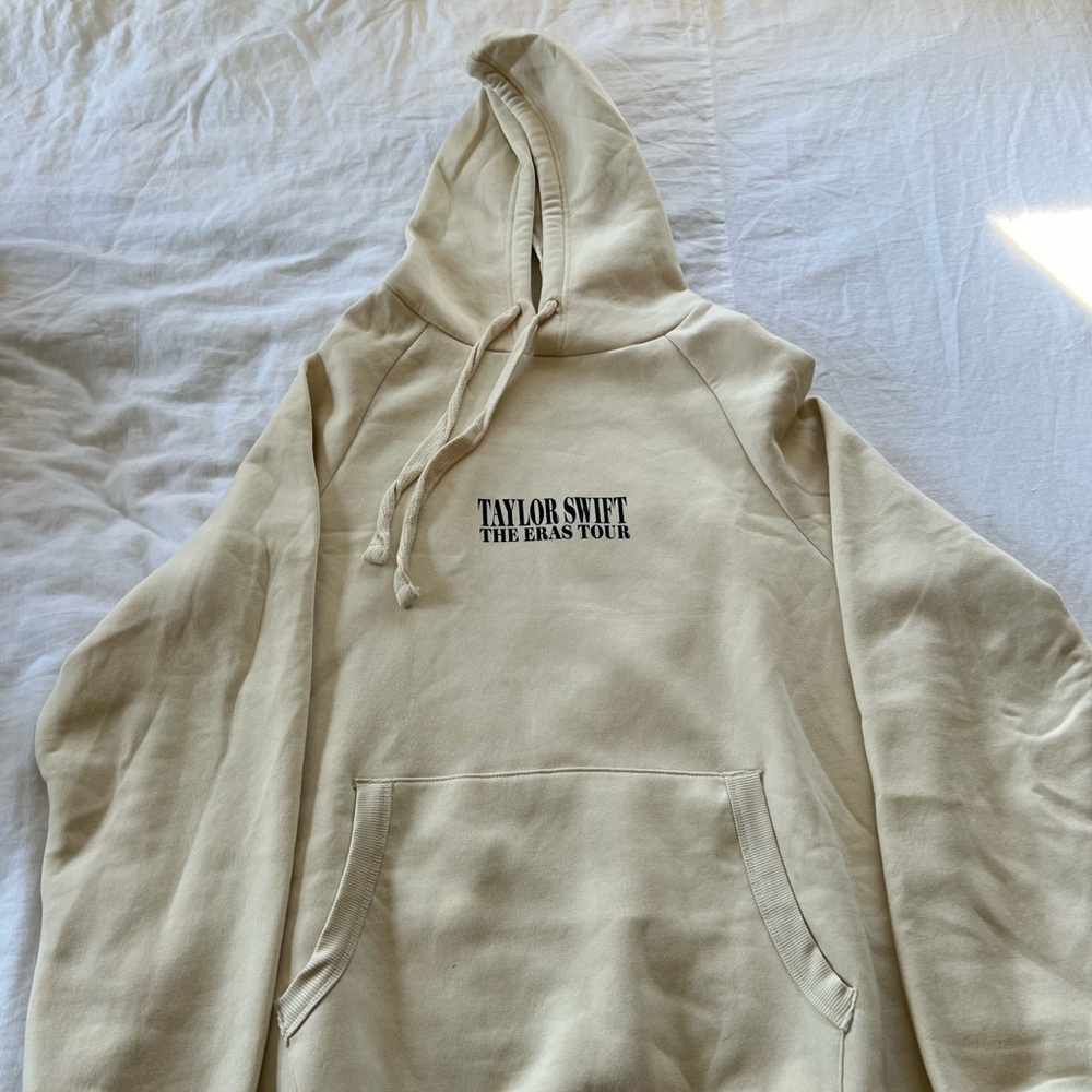 Taylor Swift Cream Hoodie - Men's Sweater